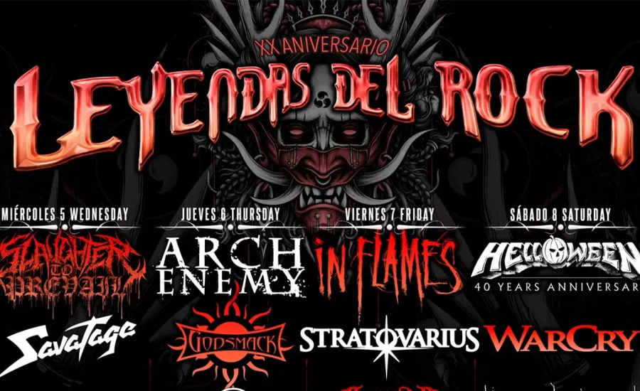 Leyendas del Rock anuncia un cambio de última hora en su cartel: Of Mice & Men cancela toda su gira europea