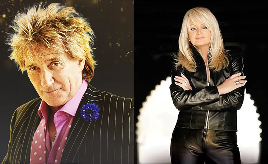 El emocionante homenaje de Rod Stewart a Bonnie Tyler cantando a capela al borde del llanto "It's a Heartache": "Hemos perdido a una buena amiga mía”