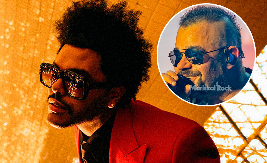 The Weeknd aparece con una indumentaria similar a la de Joakim Brodén (Sabaton) en uno de sus conciertos: "Tiene muy buen gusto para la ropa"