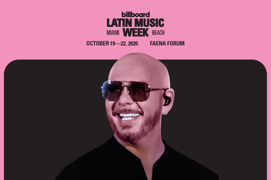 Pitbull se suma a Billboard Latin Music Week 2026 para un exclusivo ‘Superstar Q&A’