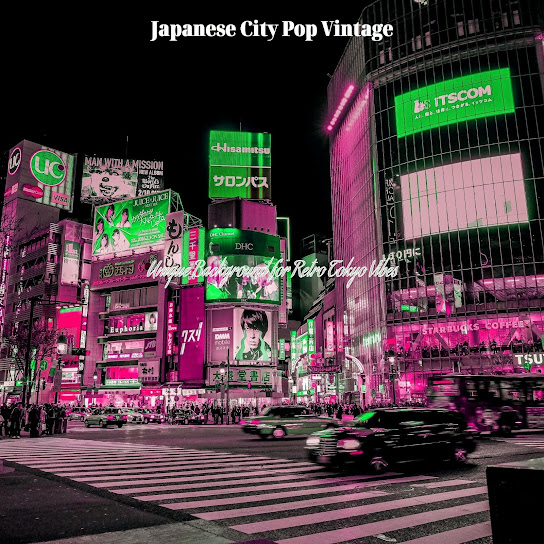Unique Background for Retro Tokyo Vibes