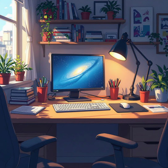 Lofi Desk Beats for Reading and Calm Work