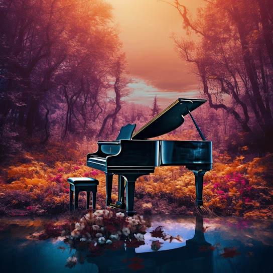 Woven Echoes: Serene Piano Music
