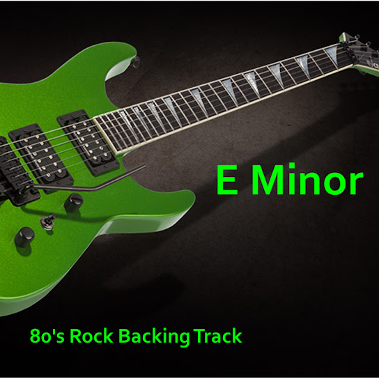 80s Rock Backing Track E Minor