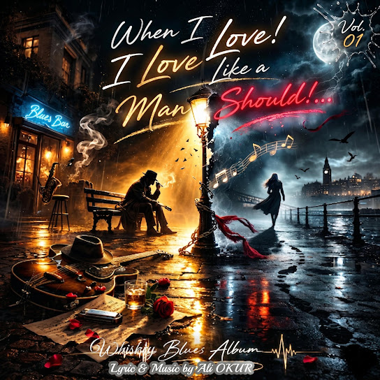 When I Love Like a Man Should!.. & Whisky Blues Music Album (by Ali OKUR MEDYA KONYA PR MUSIC)