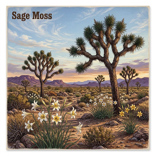 Relaxing Cowboy Western Americana, April 24 (Joshua Tree & Desert Lillies)