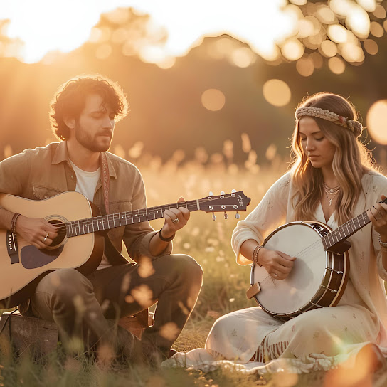 Guitar & Banjo compilation (Ambient Guitar, Campfire Indie Folk instrumental calm music)