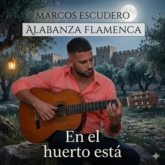 En el huerto está