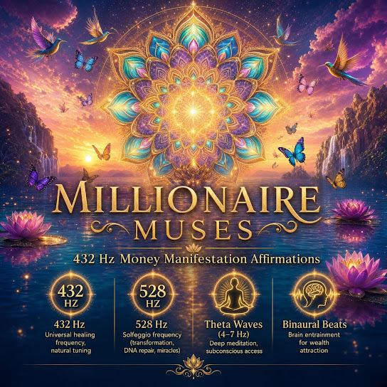 Millionaire Muses: 432 Hz Money Manifestation Affirmations