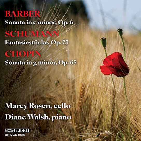 Barber, Schumann & Chopin: Works for Cello & Piano