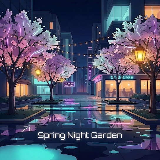 Spring Night Garden