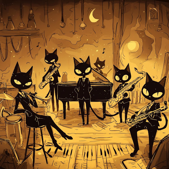 Black Cats & Deep Bass Groove Jazz Lounge