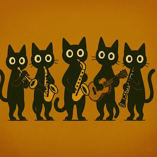 Black Cats’ Midnight Swing: Deep Bass Jazz to Feel Good and Focus
