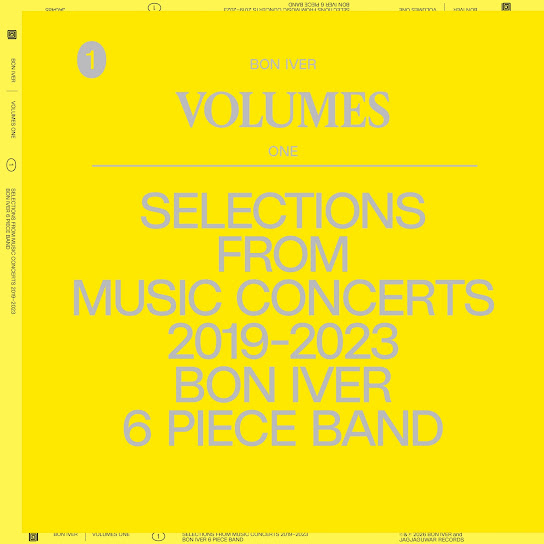VOLUMES: ONE (SELECTIONS FROM MUSIC CONCERTS 2019-2023 BON IVER 6 PIECE BAND)