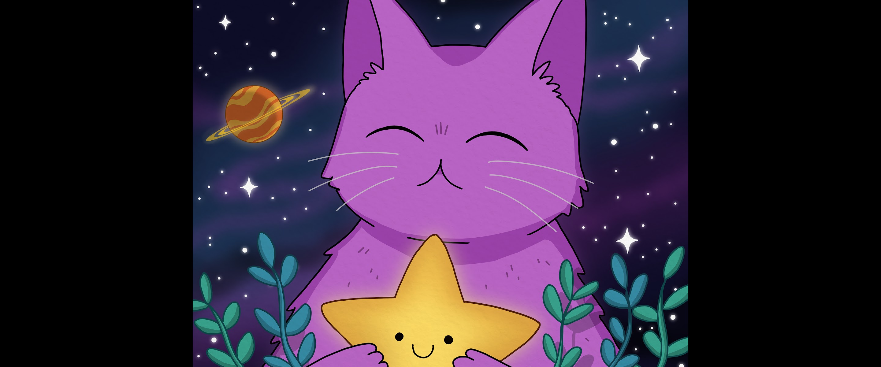 Purrple Cat